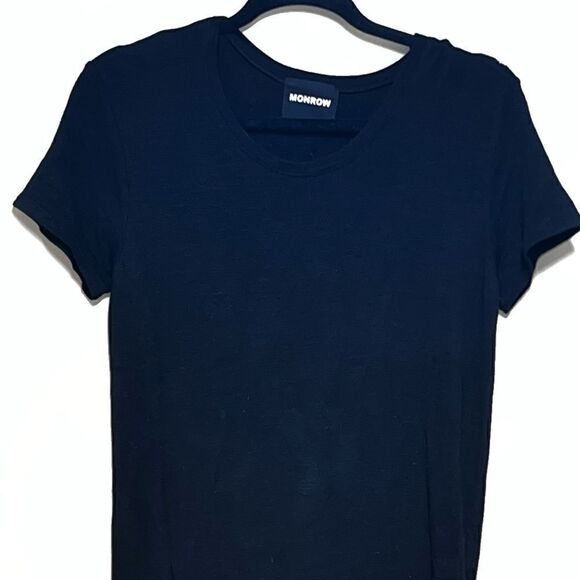 NWOT Revolve Monrow Super Soft French Terry Black Romper Loungewear Sz S - Picture 7 of 11